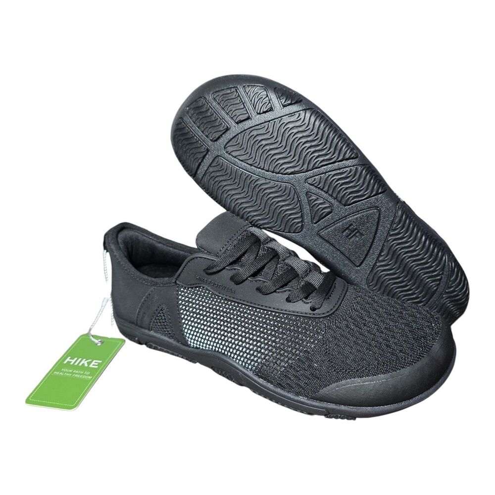 Hike Footwear Stride Hands-Off Ergonomic Barefoot Shoes Unisex EU 40 Black White